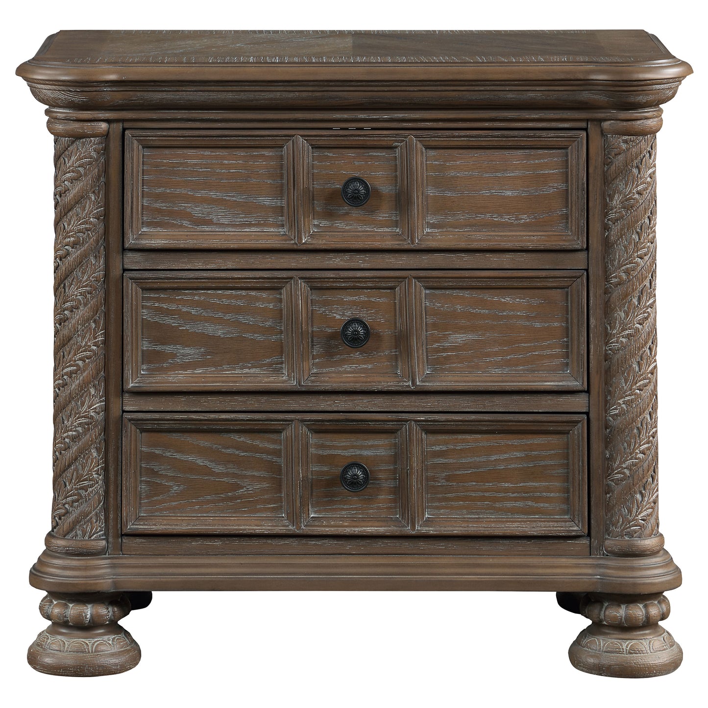 Emmett Wood Eastern King Sleigh Bed Walnut