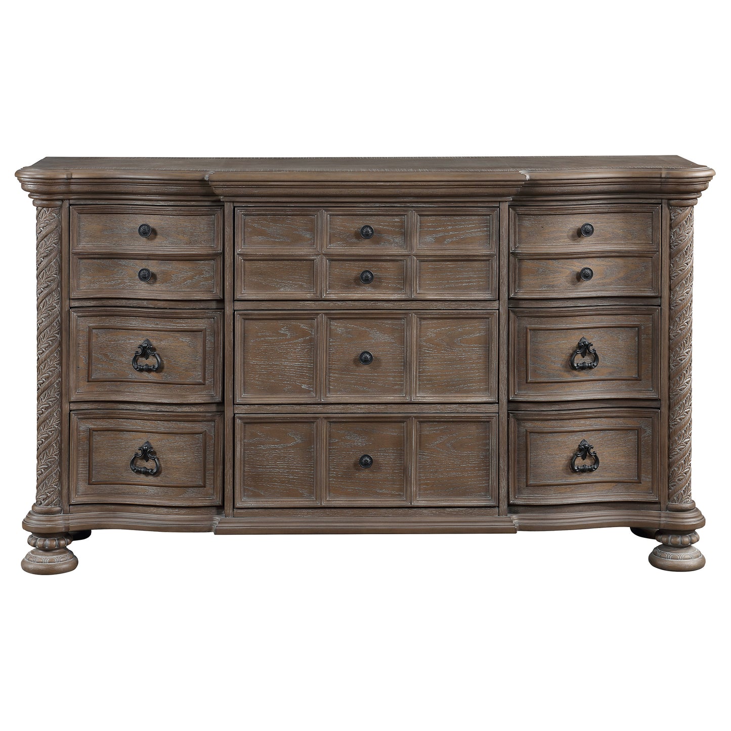 Emmett Wood Eastern King Sleigh Bed Walnut