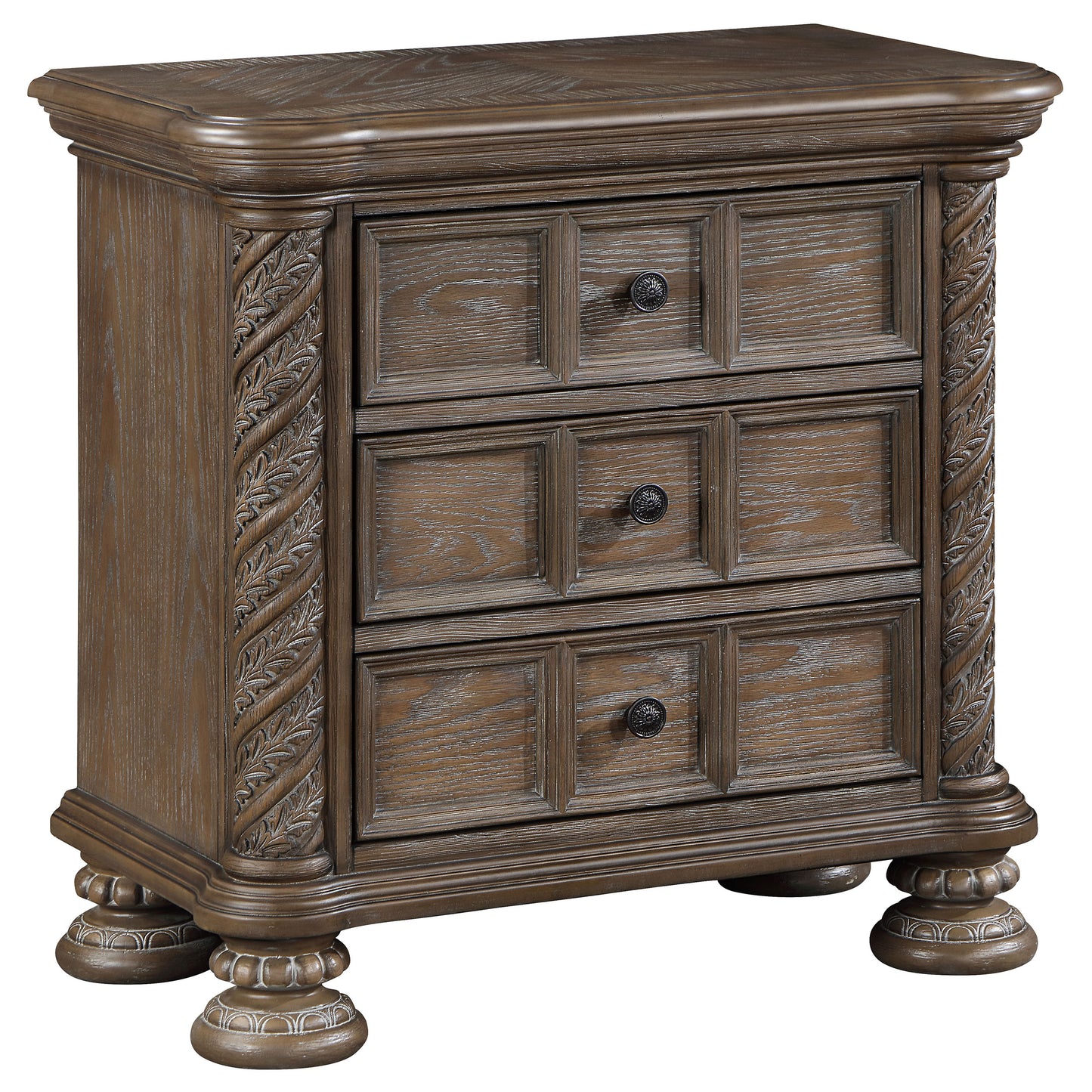Emmett Wood Queen Sleigh Bed Walnut