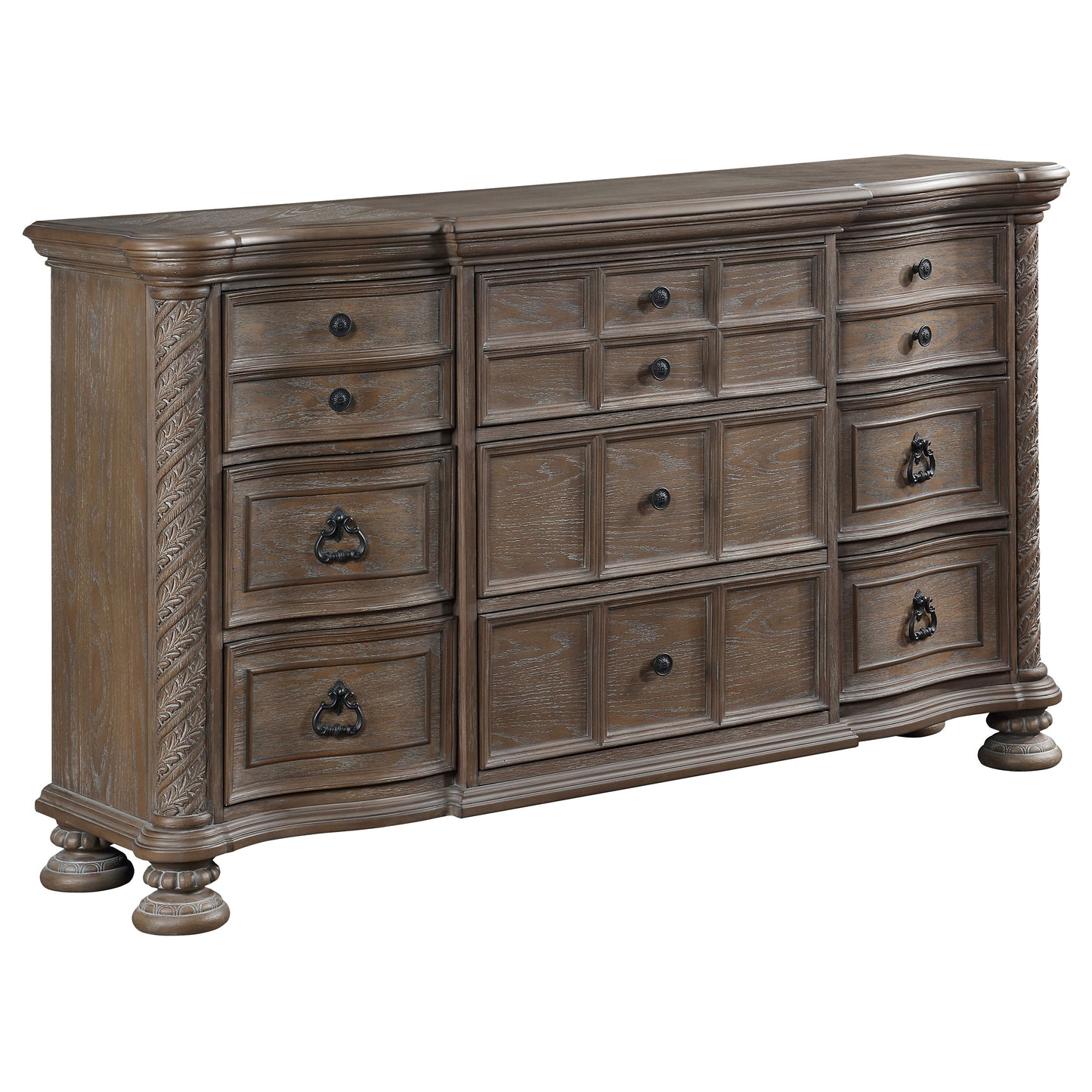 Emmett Wood Queen Sleigh Bed Walnut