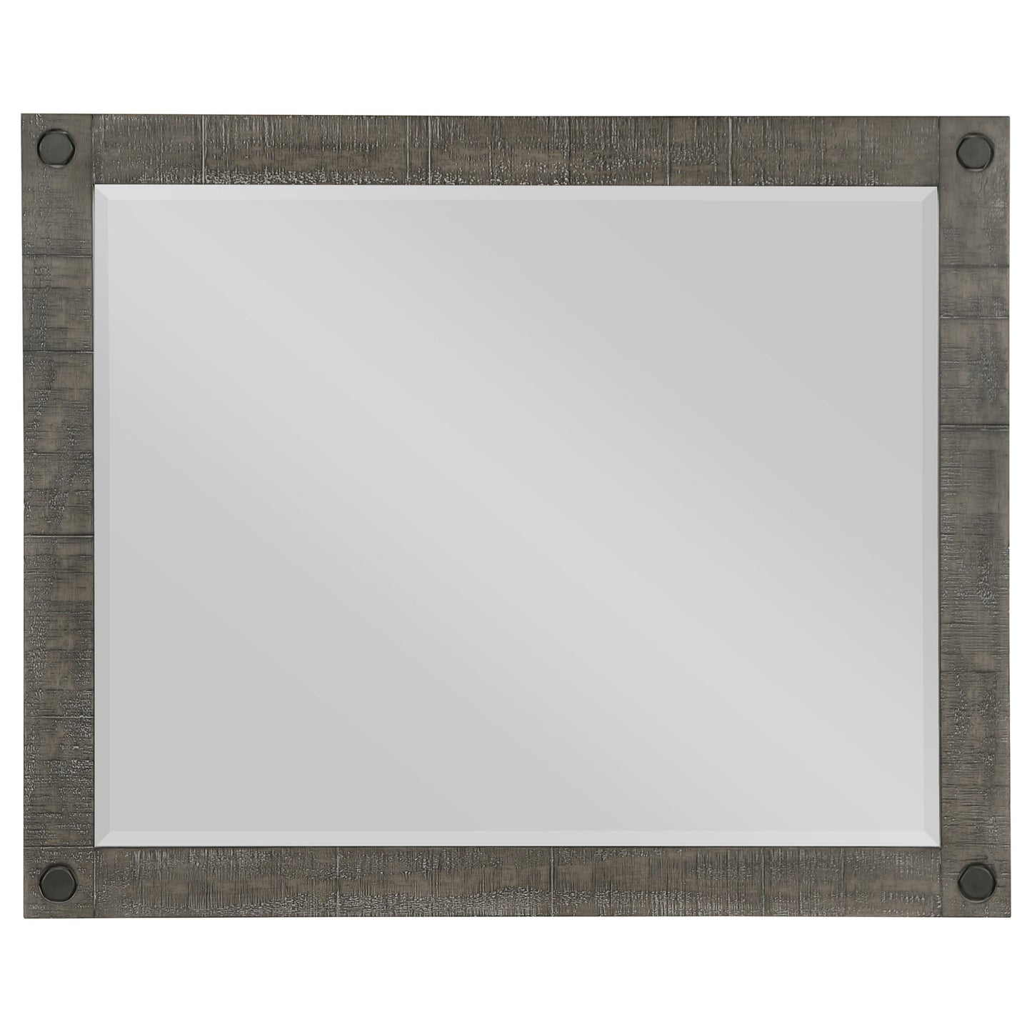 Lilith Wood Eastern King Panel Bed Distressed White
