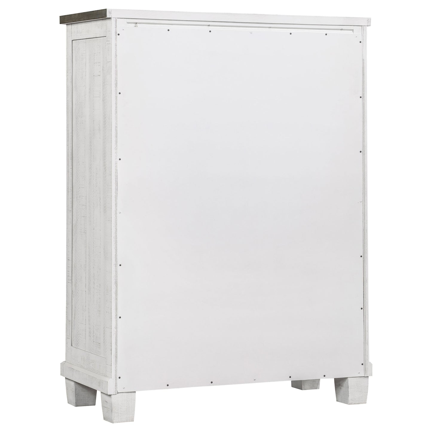 Lilith 5-drawer Bedroom Chest Distressed White