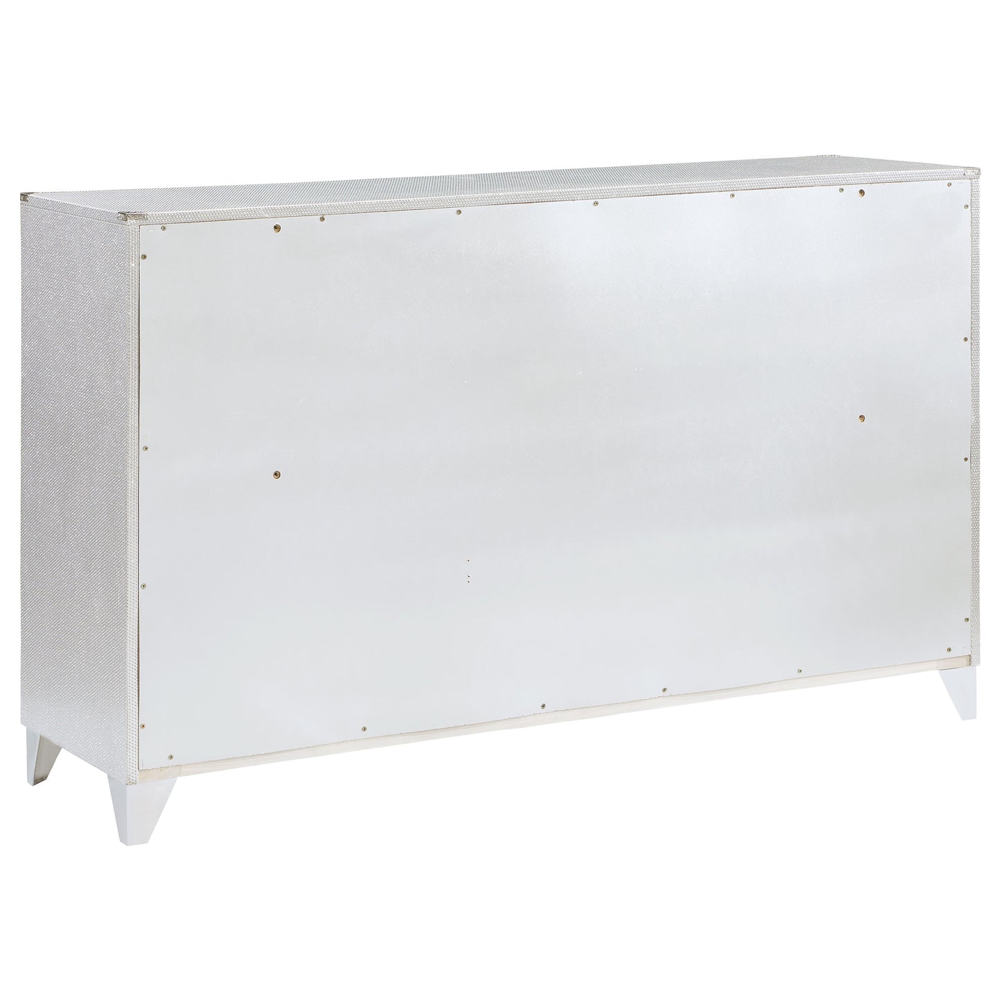 Larue Wood Eastern King Panel Bed Silver
