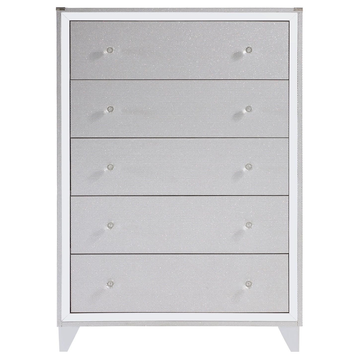 Larue Wood Eastern King Panel Bed Silver