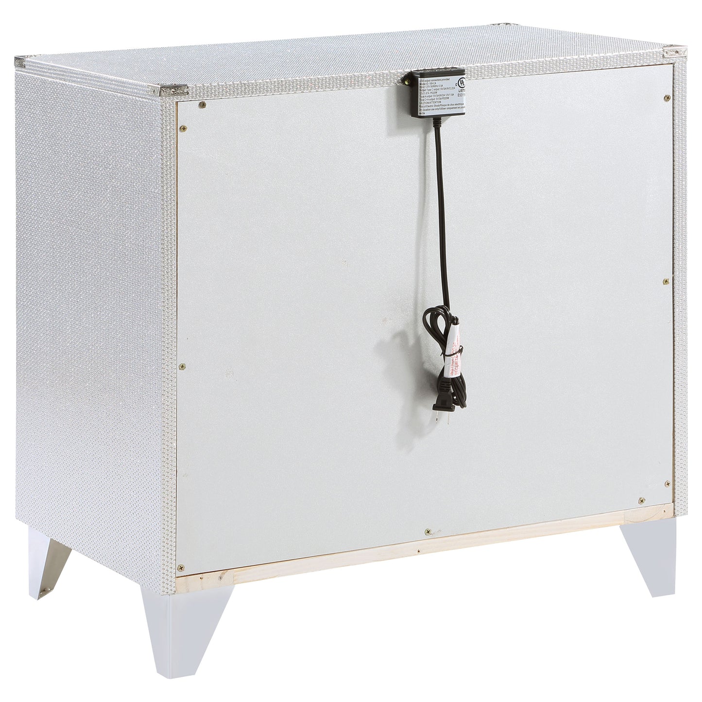 Larue Wood Queen Panel Bed Silver