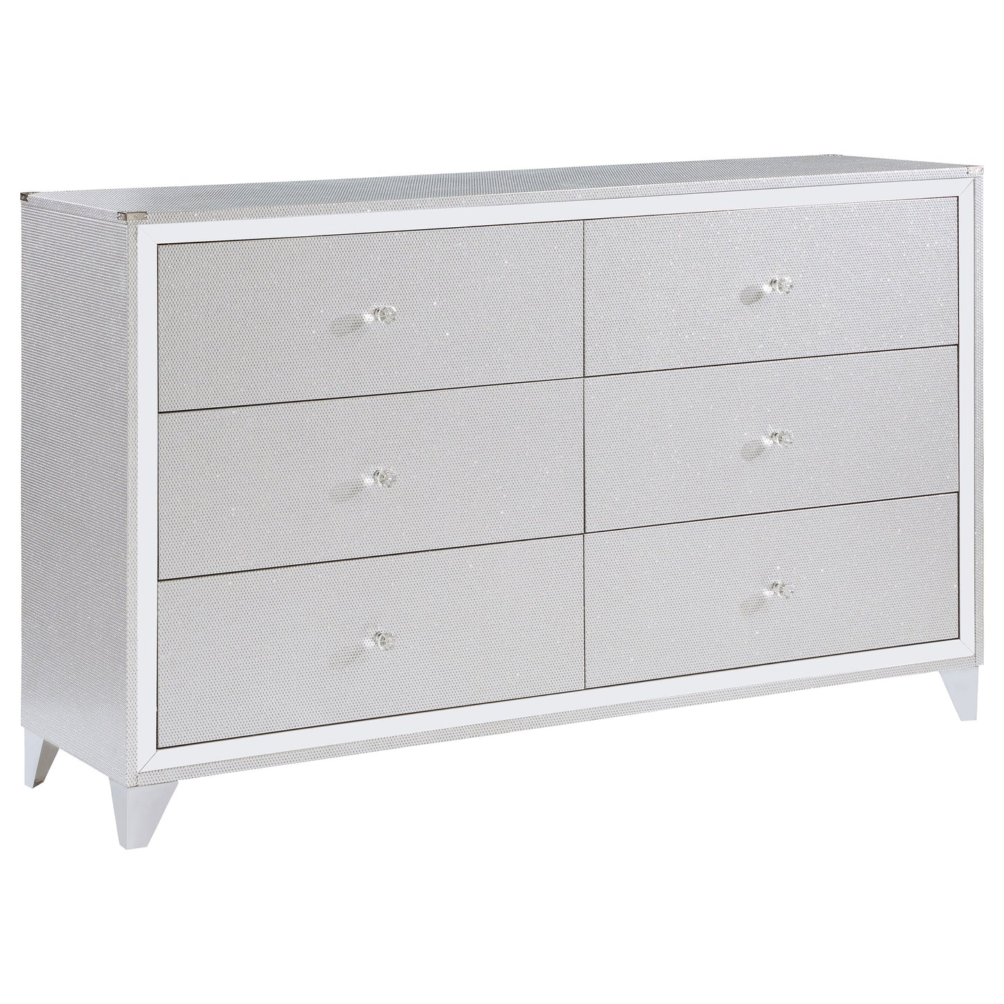 Larue Wood Queen Panel Bed Silver