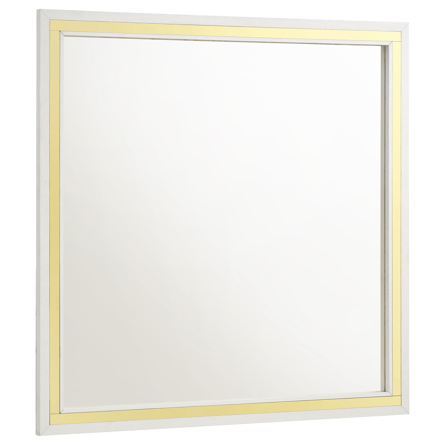 Lucia Upholstered Queen Wingback Panel Bed Beige