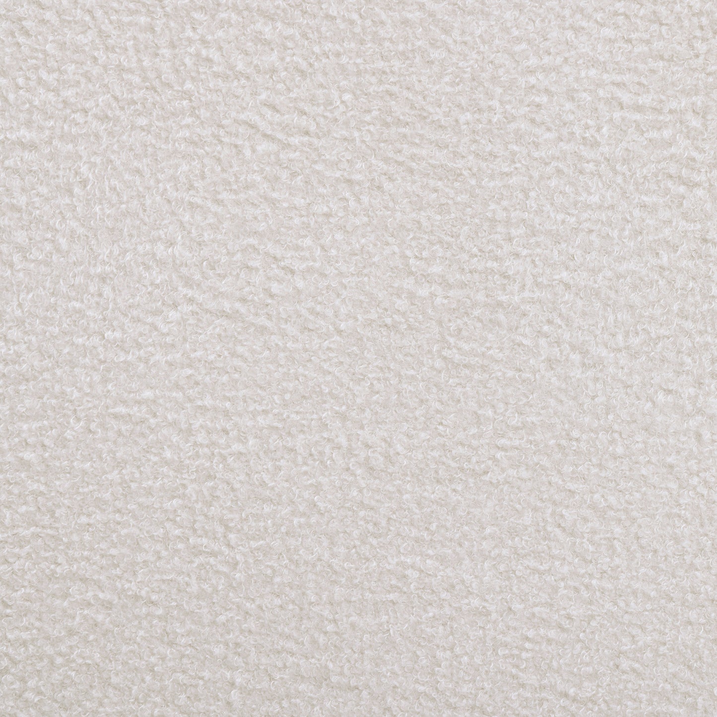 Anastasia Boucle Upholstered Queen Panel Bed Pearl White and Beige