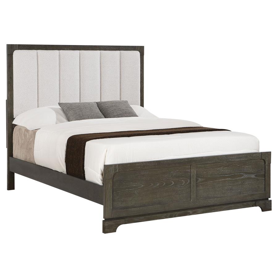 Gran Park 59-Inch Eastern King Panel Bed Dark Cocoa