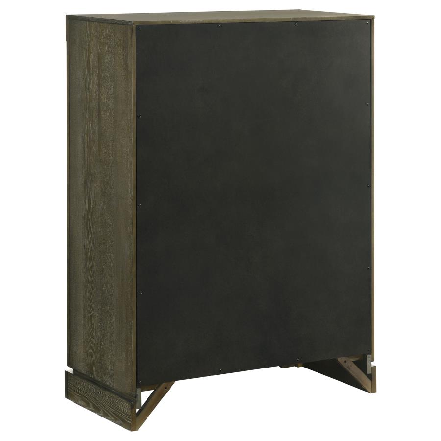 Gran Park 5-Piece Queen Bedroom Set Dark Cocoa