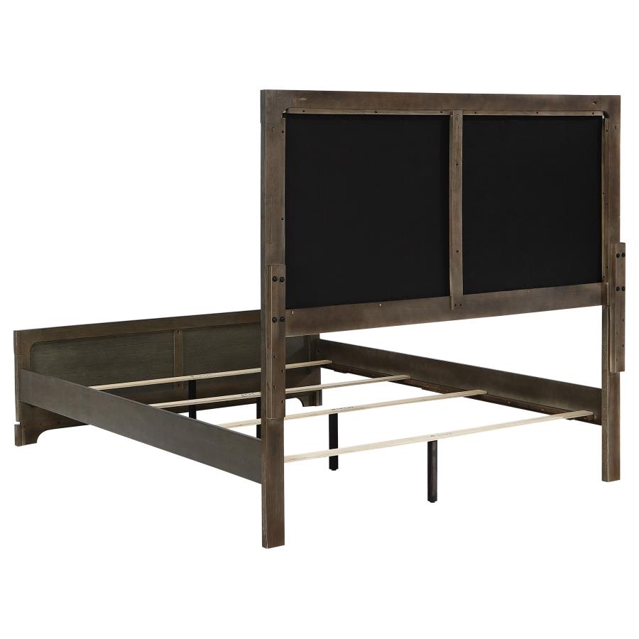 Gran Park 59-Inch Queen Panel Bed Dark Cocoa