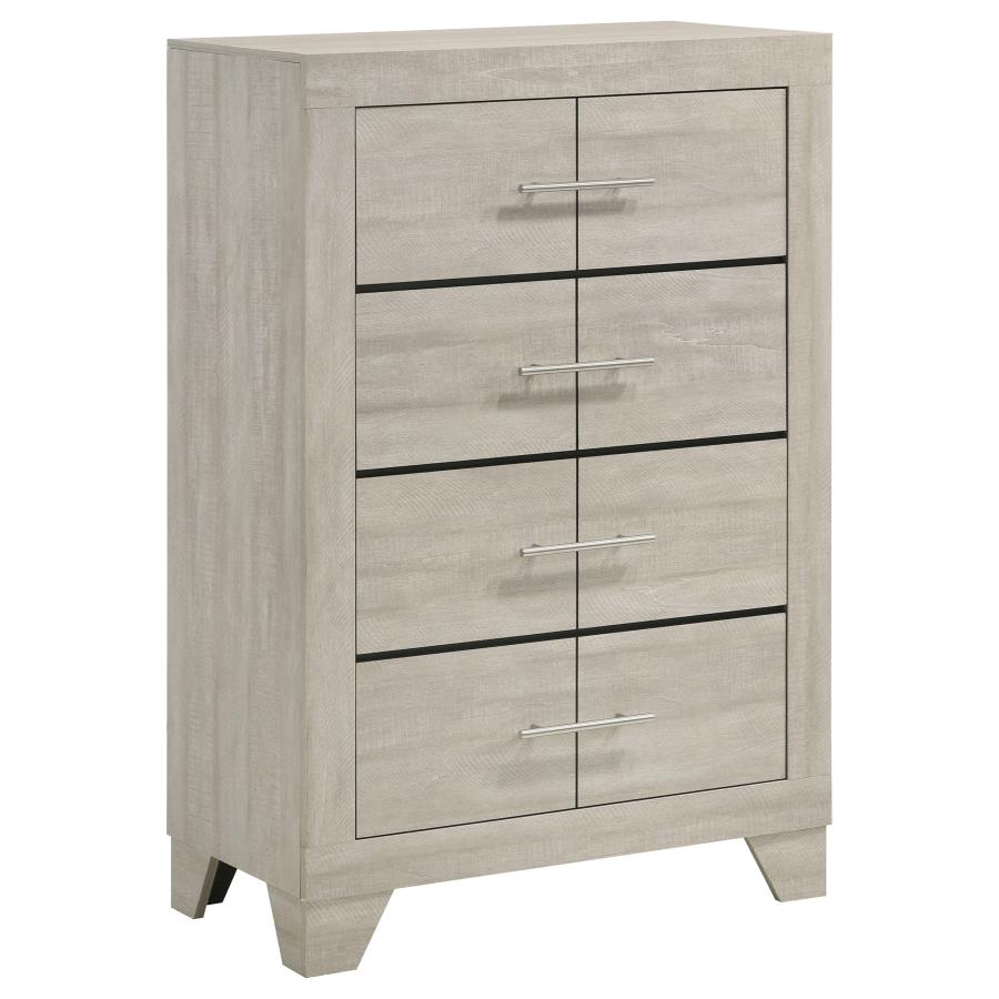 Trenton 5-Piece Eastern King Bedroom Set Rustic Cream