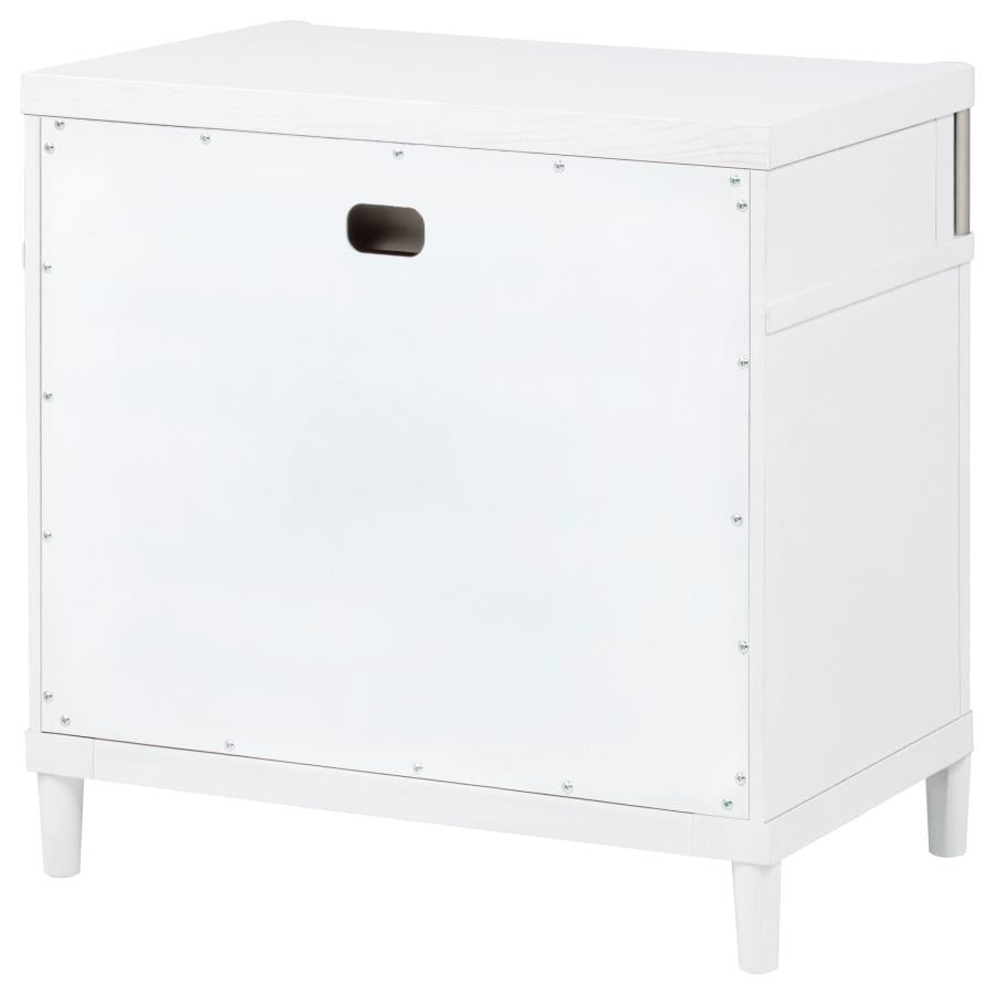 Gracemont 3-Drawer Bedroom Nightstand Bedside Table White