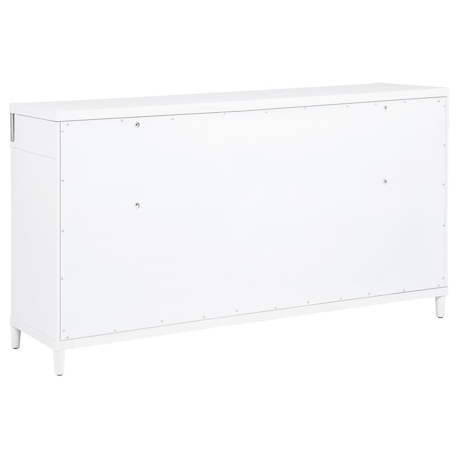 Gracemont 8-Drawer Bedroom Dresser Cabinet White