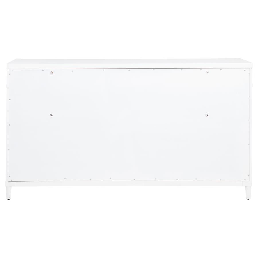 Gracemont 8-Drawer Bedroom Dresser Cabinet White