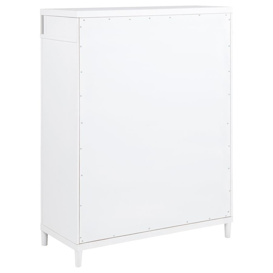 Gracemont 5-Drawer Bedroom Chest Of Drawers White