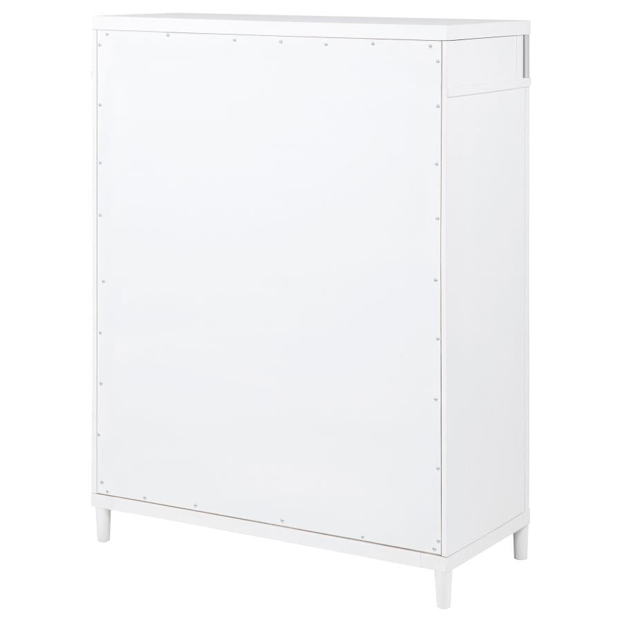 Gracemont 5-Drawer Bedroom Chest Of Drawers White