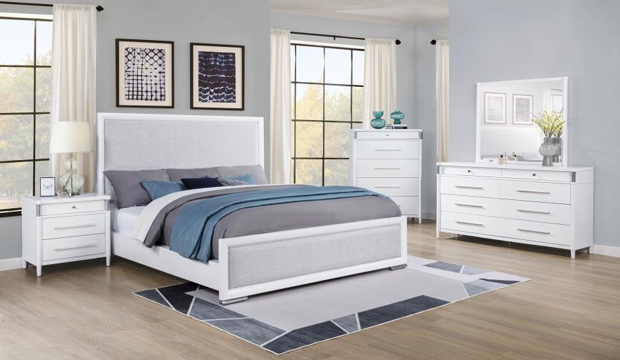 Gracemont 5-Drawer Bedroom Chest Of Drawers White