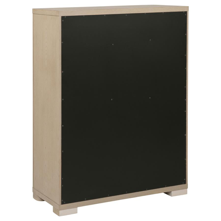 Ladera 5-Piece Eastern King Bedroom Set Light Elm