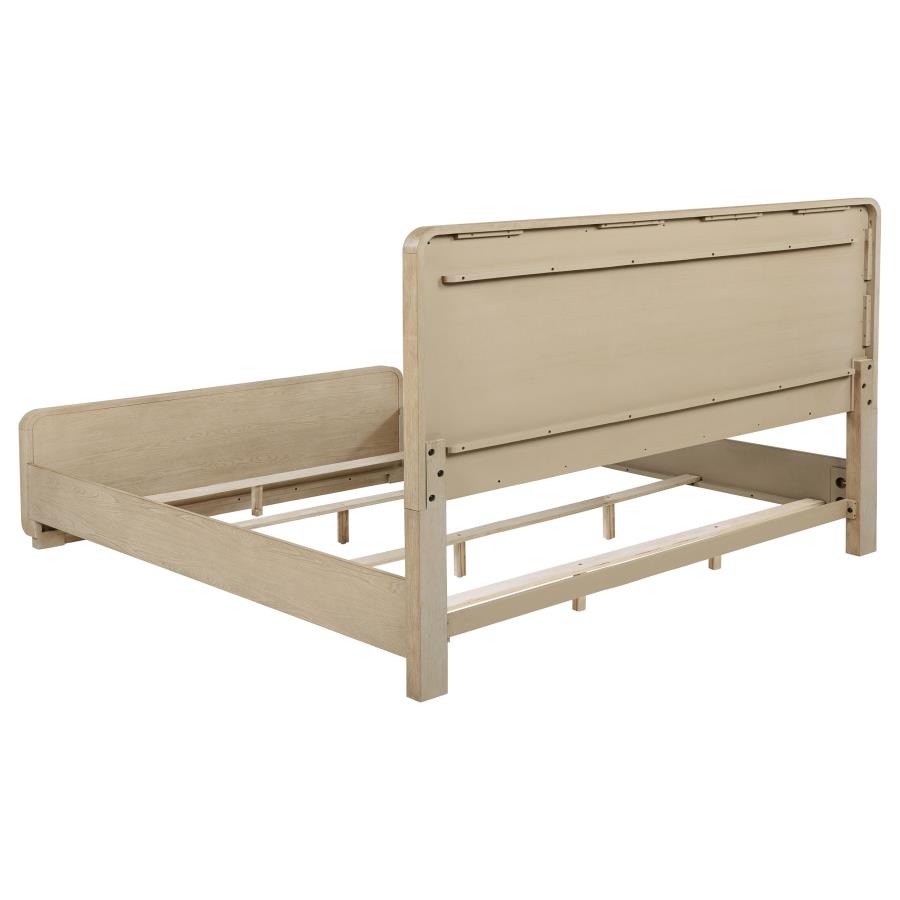 Ladera 56-Inch Eastern King Panel Bed Light Elm