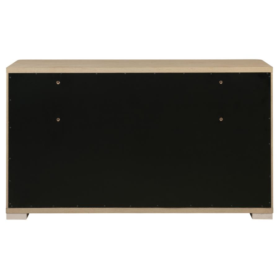 Ladera 6-Drawer Bedroom Dresser Light Elm