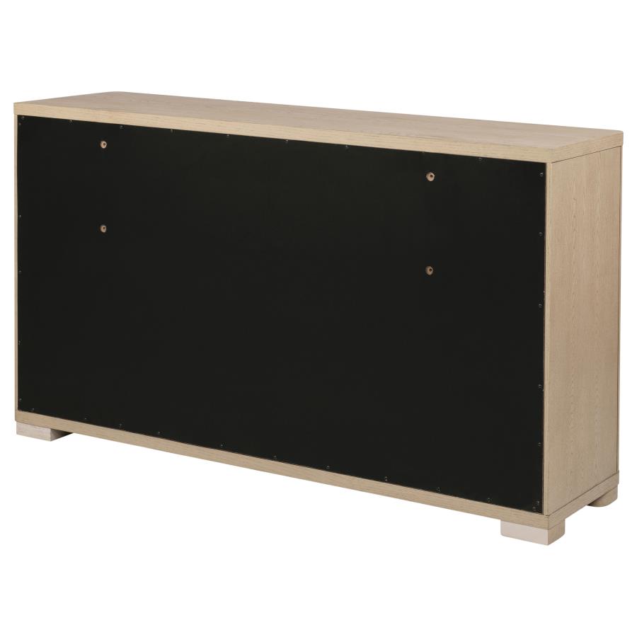 Ladera 6-Drawer Bedroom Dresser Light Elm