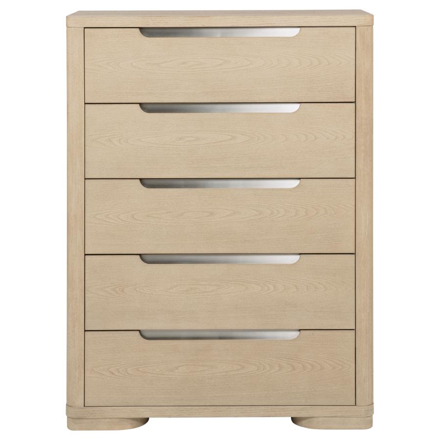 Ladera 5-Drawer Bedroom Chest Of Drawers Light Elm