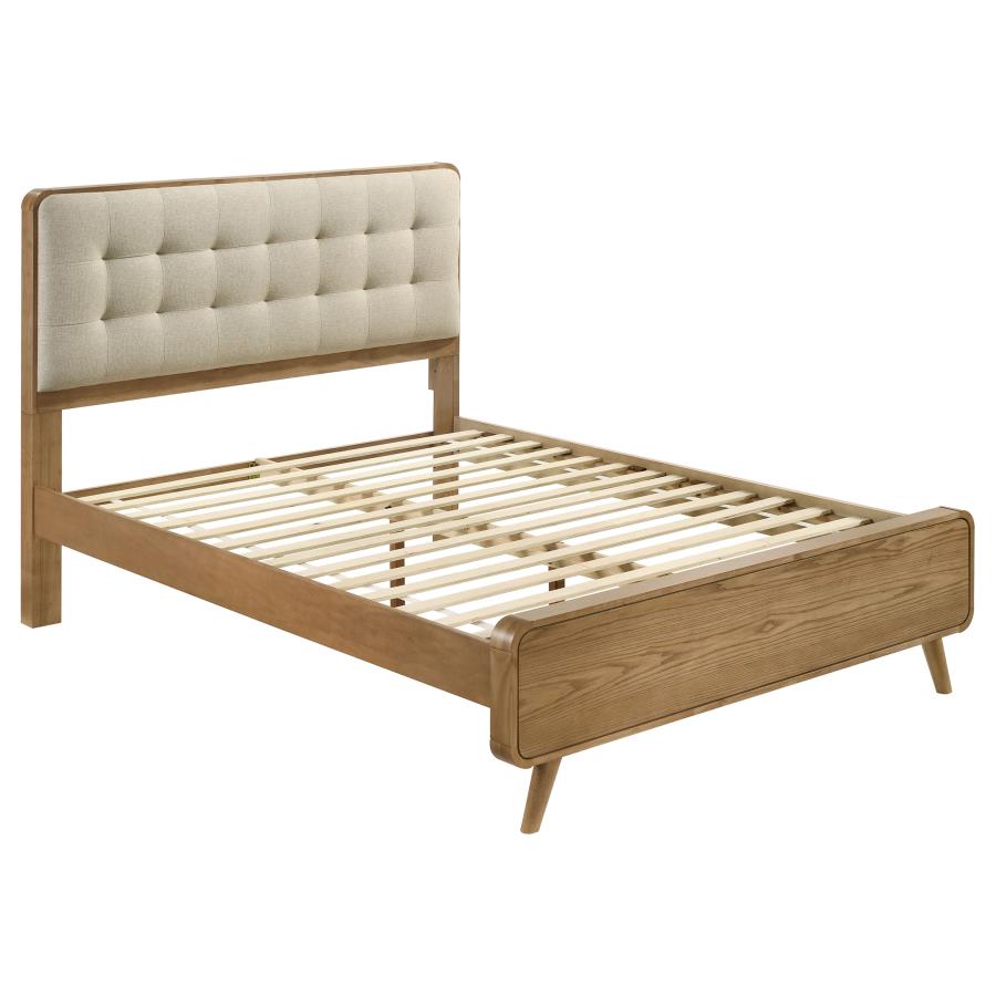 Robyn 4-Piece Eastern King Bedroom Set Light Ash