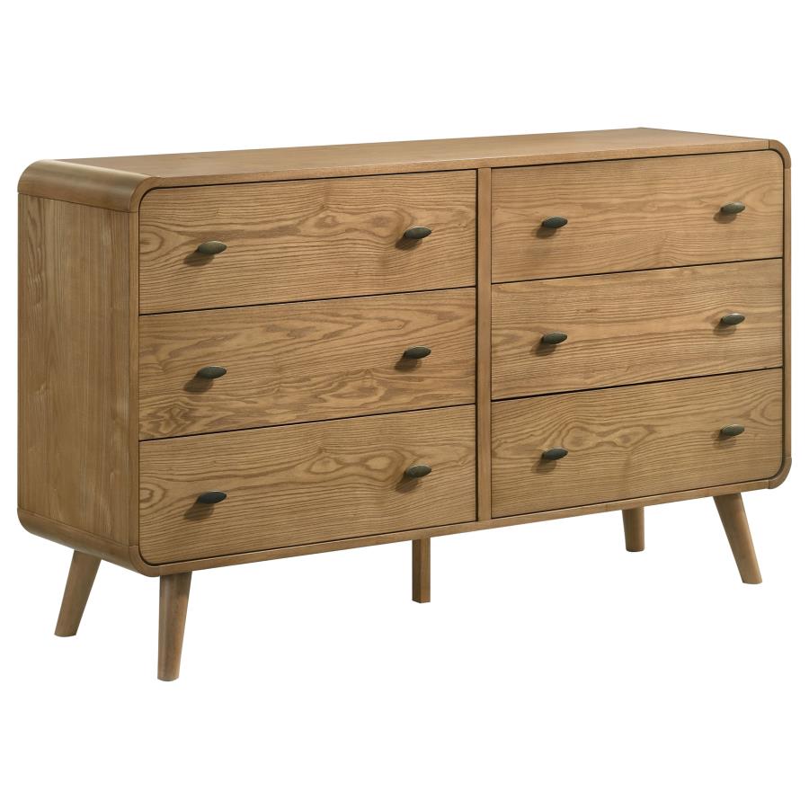 Robyn 5-Piece Eastern King Bedroom Set Light Ash