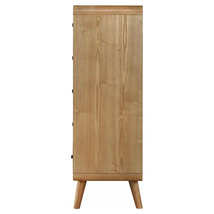 Robyn 5-Drawer Bedroom Chest Of Drawers Light Ash
