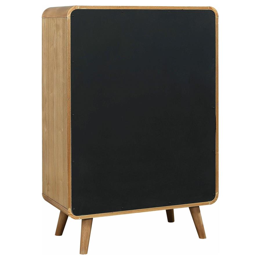 Robyn 5-Drawer Bedroom Chest Of Drawers Light Ash