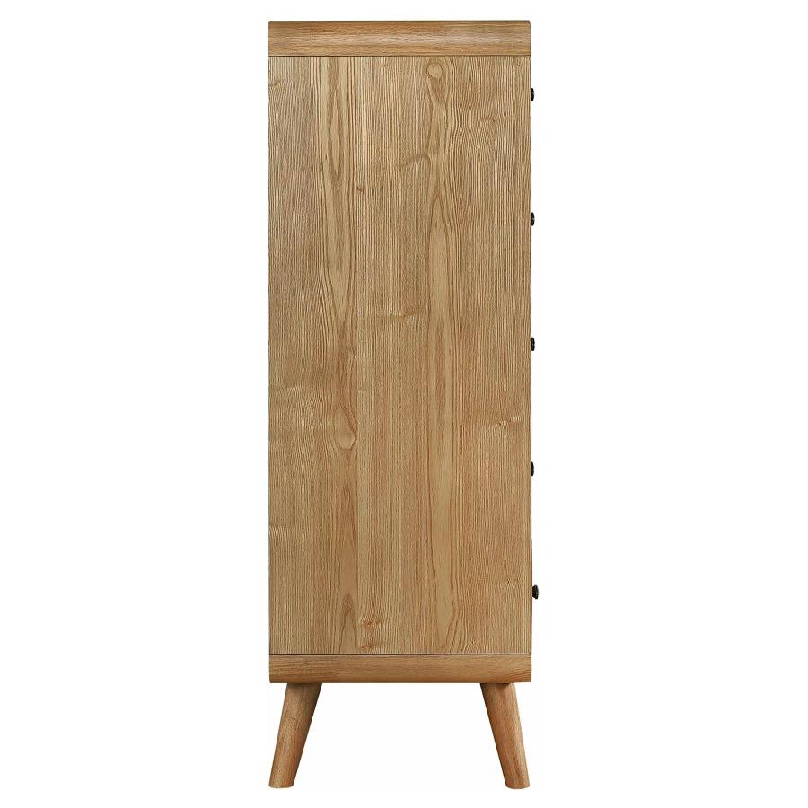 Robyn 5-Drawer Bedroom Chest Of Drawers Light Ash