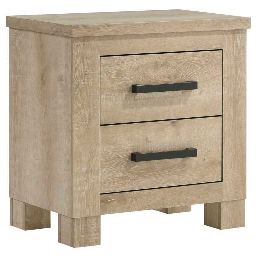 Oakglen 4-Piece Eastern King Bedroom Set Weathered Oak
