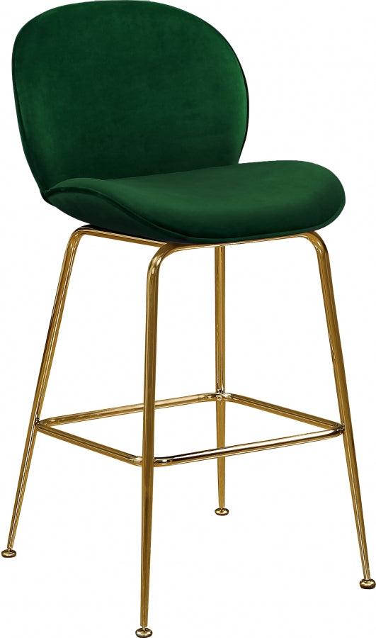 Meridian Furniture - Paris Counter Stool In Green (Set Of 2) - 787Green-C - ATL FURNITURE