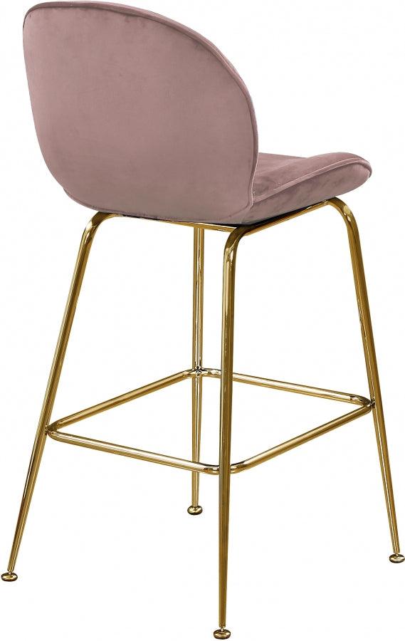 Meridian Furniture - Paris Counter Stool In Pink (Set Of 2) - 787Pink-C - ATL FURNITURE