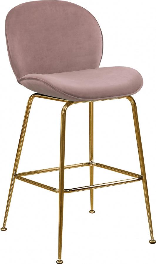 Meridian Furniture - Paris Counter Stool In Pink (Set Of 2) - 787Pink-C - ATL FURNITURE