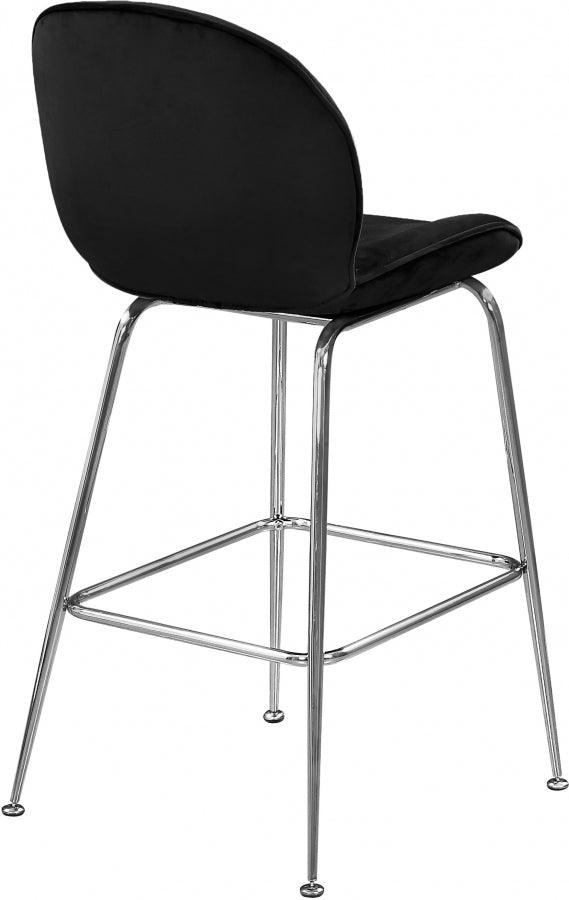 Meridian Furniture - Paris Counter Stool Set Of 2 In Black - 788Black-C - ATL FURNITURE