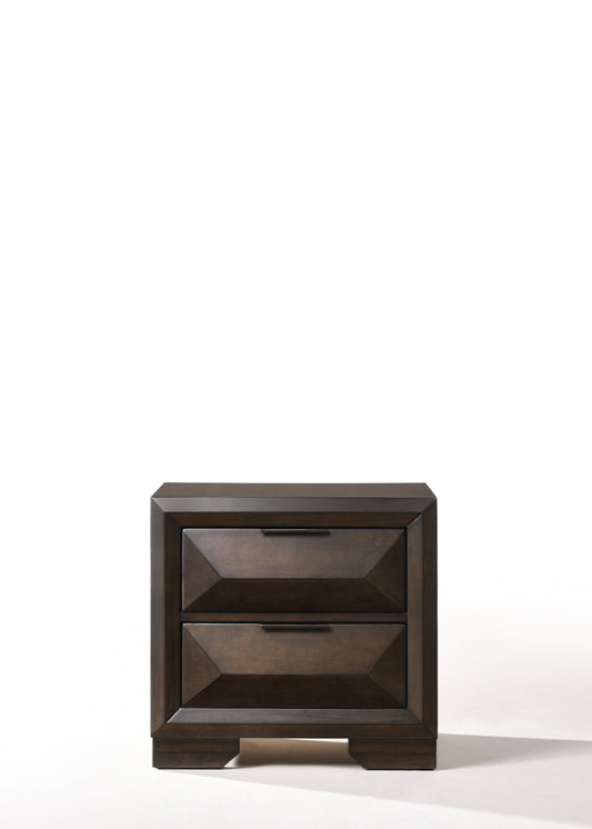 Merveille Espresso Nightstand - ATL FURNITURE