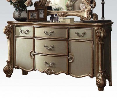 Acme Vendome Server in Gold Patina 23005 - ATL FURNITURE