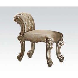 Acme Vendome Vanity Stool Gold Patina 23008 - ATL FURNITURE