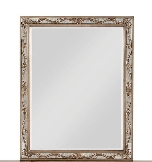 Orianne Antique Gold Vanity Mirror - ATL FURNITURE