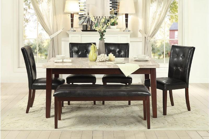 Homelegance - Decatur 6 Piece Dining Room Set - 2456-64Wm-6Set - ATL FURNITURE