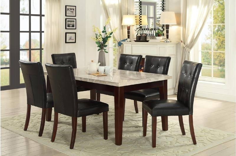 Homelegance - Decatur 7 Piece Dining Room Set - 2456-64Wm-7Set - ATL FURNITURE