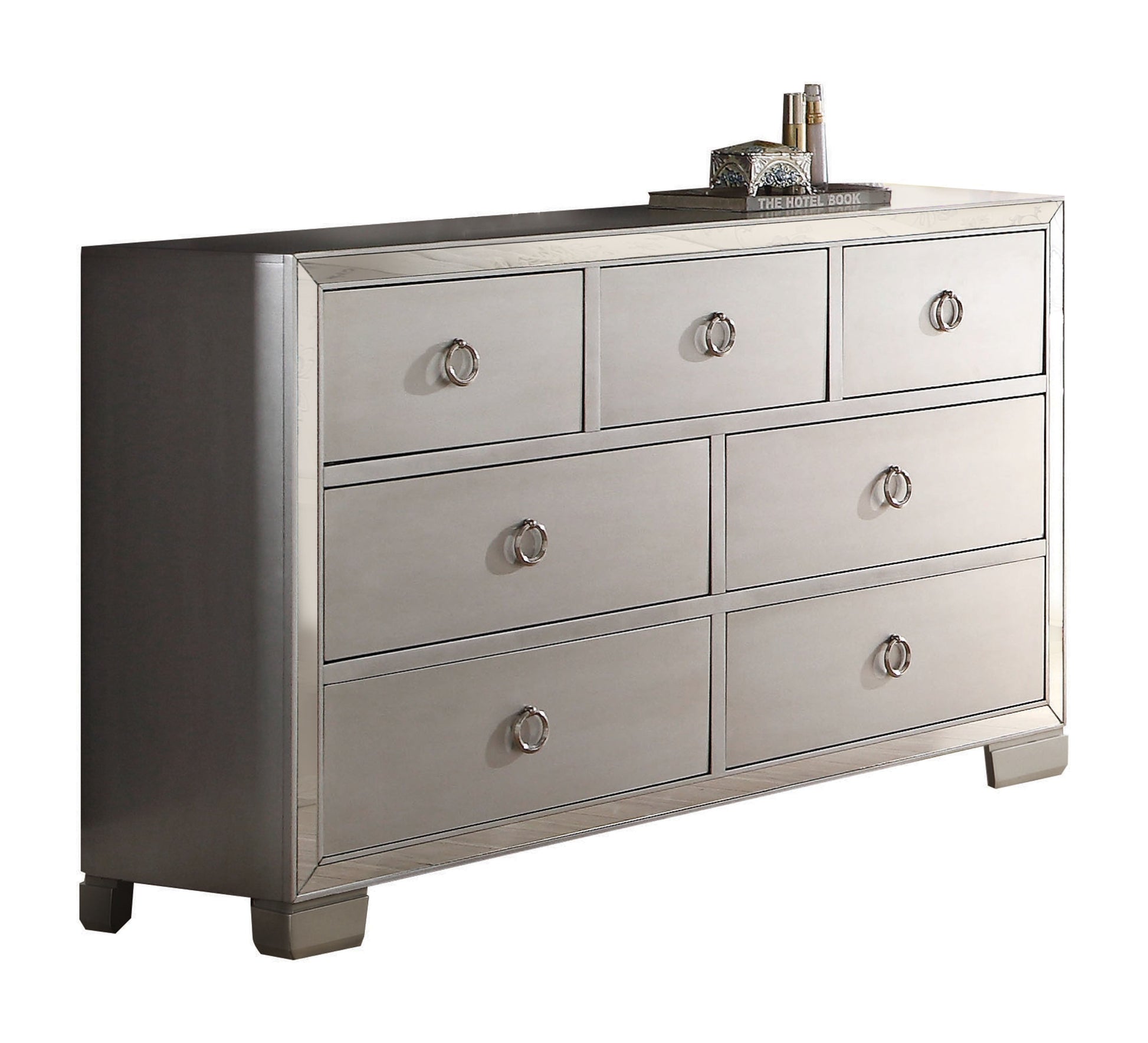 Voeville II Platinum Dresser - ATL FURNITURE