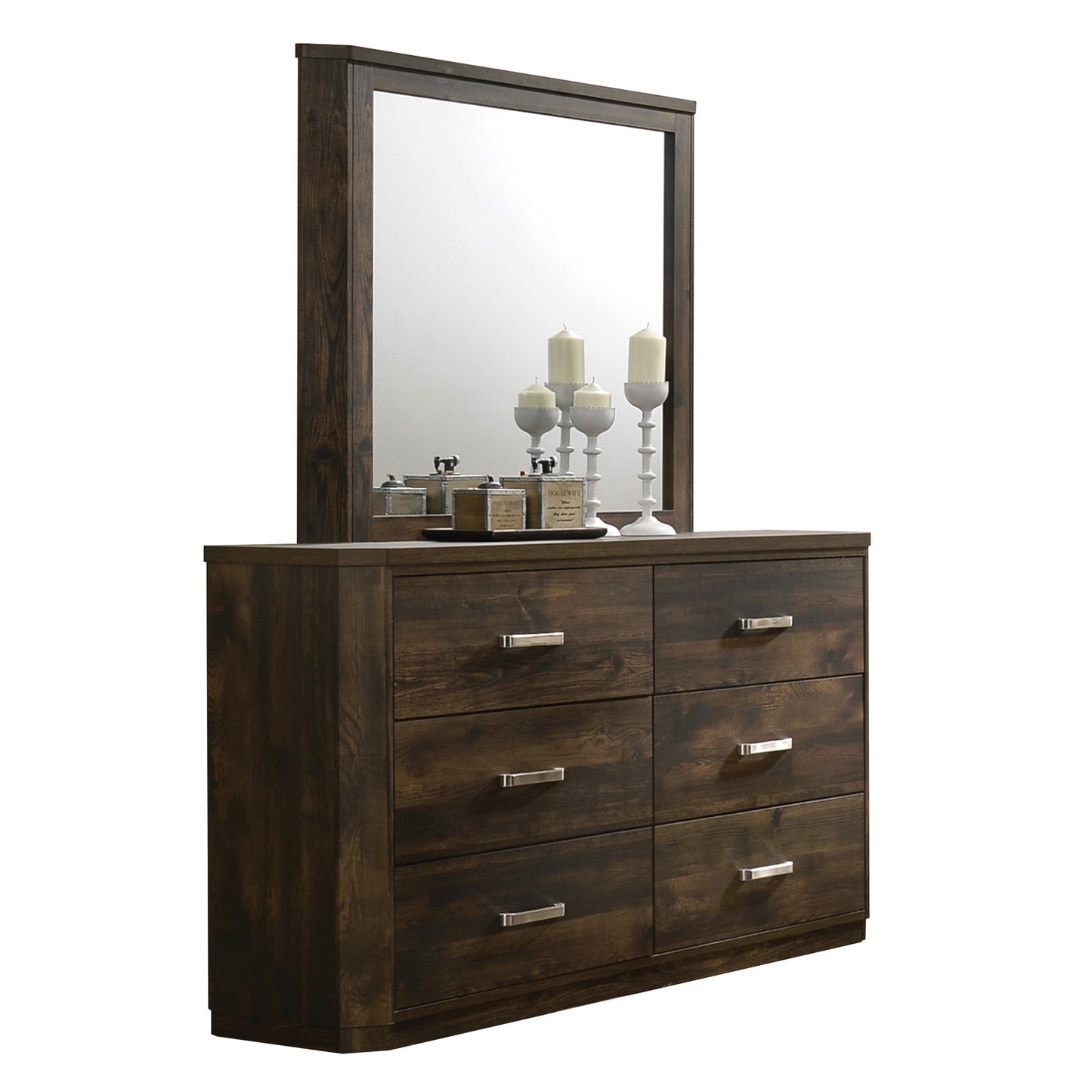 Elettra Rustic Walnut Dresser - ATL FURNITURE