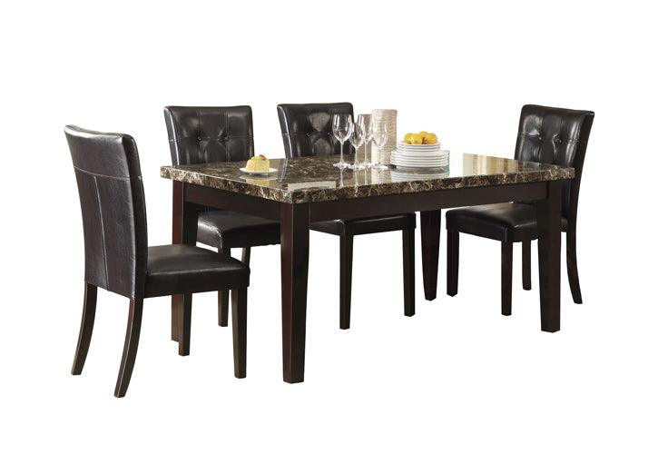 Homelegance - Teague 5 Piece Dining Table Set - 2544-64-5Set - ATL FURNITURE