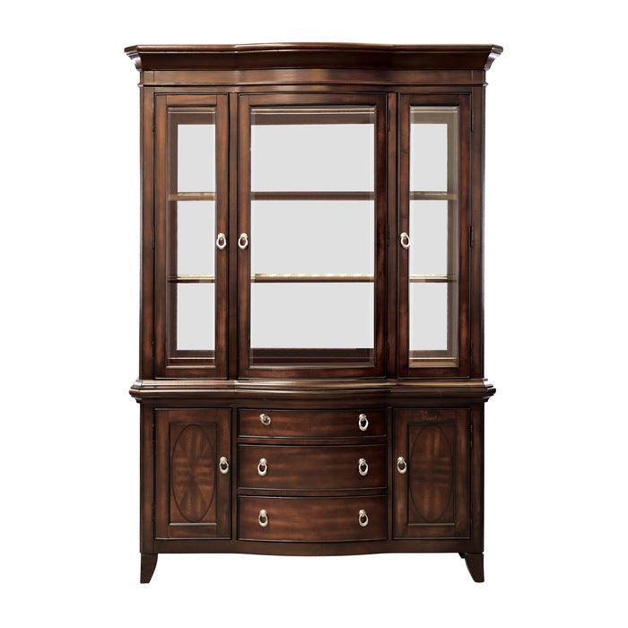 Homelegance - Keegan Rich Brown Cherry Buffet & Hutch - 2546-50 - ATL FURNITURE