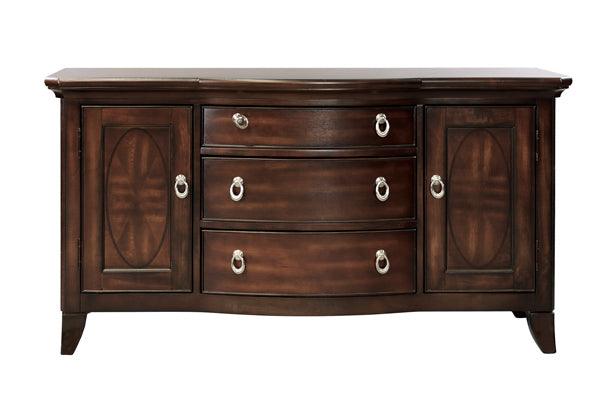 Homelegance - Keegan Rich Brown Cherry Buffet-Server - 2546-55 - ATL FURNITURE