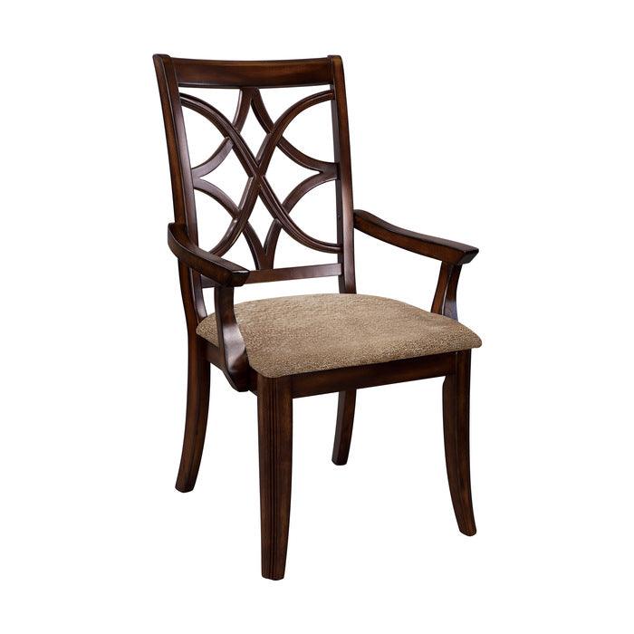 Homelegance - Keegan Rich Brown Cherry 8 Piece Dining Room Set - 2546-96-8 - ATL FURNITURE