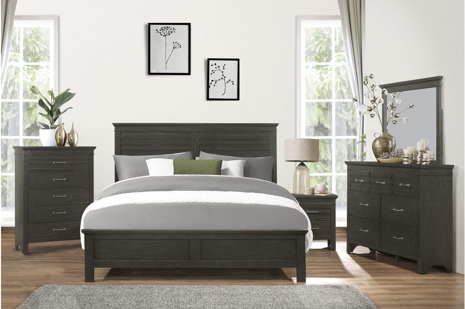 Homelegance - Blaire Farm 6 Piece Queen Bedroom Set In Charcoal Gray - 1675-1-6Set - ATL FURNITURE